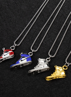 嘻哈项链男女小众潮流毛衣链配饰