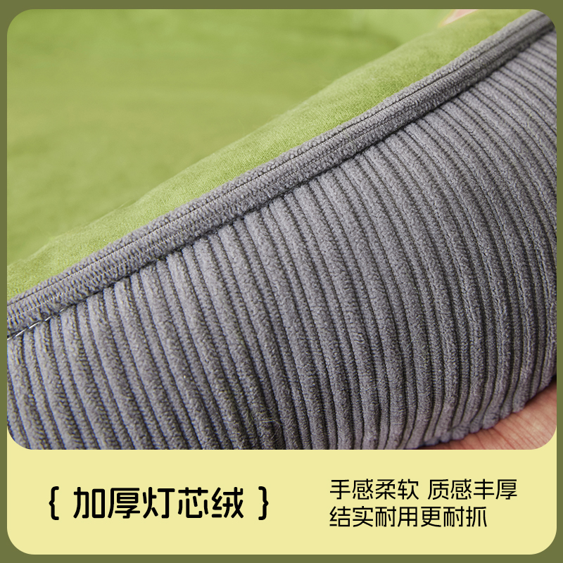 狗窝四季通用狗床可拆洗中小型犬狗狗睡垫狗垫子宠物沙发猫窝用品 - 图3