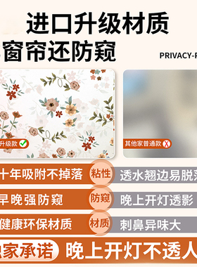彩虹玻璃贴纸浴室卫生间防窥贴膜
