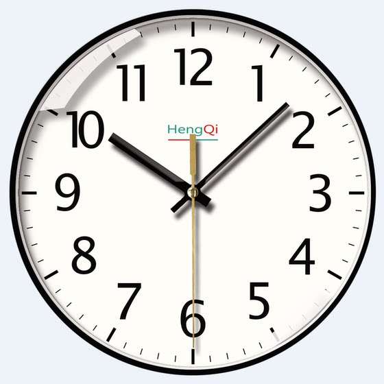 Silent clock wall clock living room 2026 new home fashion simple modern light luxury golden silent clock watch
