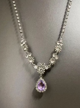 Vintage古着 Banquet Star River项链新款气质高级感轻奢锁骨链女