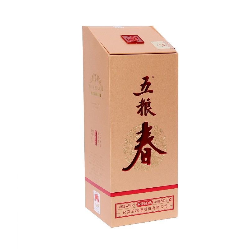 五粮春二代 45度浓香型白酒500mL 节假日自饮 送礼宴请