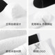 Xtep socks men's spring and summer mid-calf pure cotton deodorant socks men's non-slip sweat-absorbent breathable ຖົງຕີນກິລາແລ່ນບ້ວງ