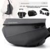 Crossbody bag men's functional postman bag magnetic buckle shoulder bag