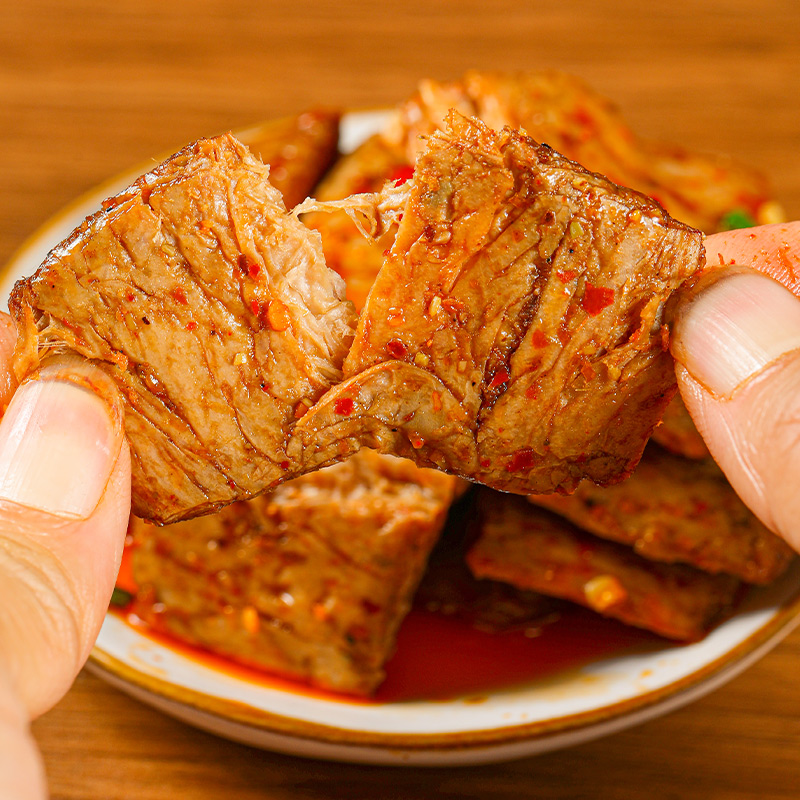 手撕素肉素牛排面筋豆制品素肉豆干小零食小吃宿舍休闲食品小包rx