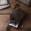 First layer cowhide shoulder crossbody bag Crazy Horse leather chest bag
