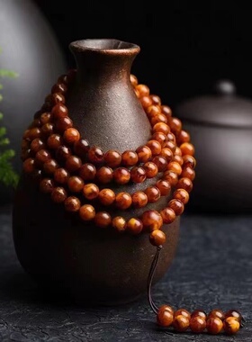 爆款仿龙涎香玉化灰手链移动香水持久留香佛珠手串香薰念珠多圈