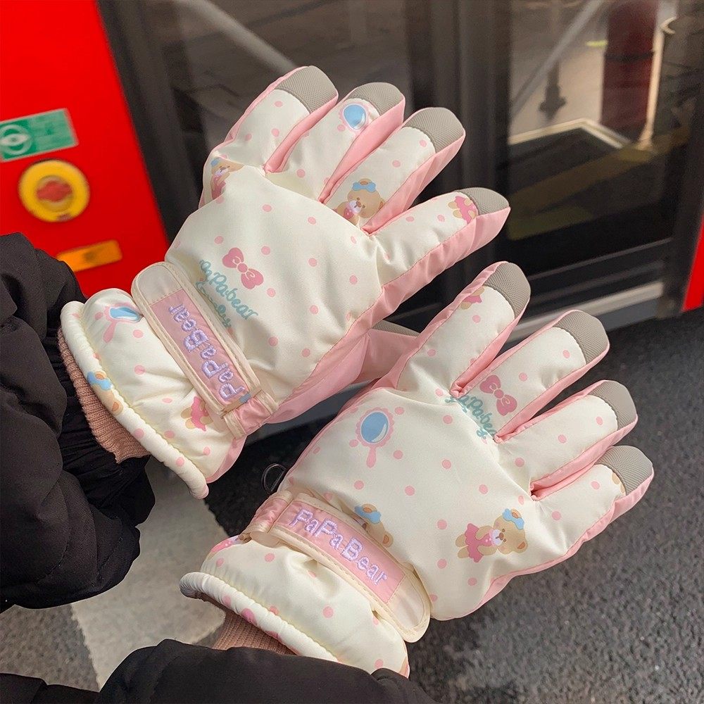 滑雪手套女冬季可触屏加绒加厚保暖防寒防风防水摩托车骑行潮防滑,淘宝优惠券,粉丝福利购,淘宝优惠卷