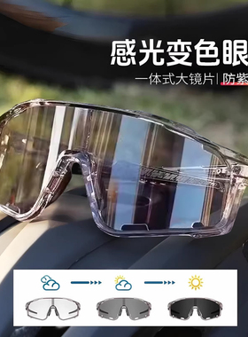 骑行护目镜日夜两用可变色运动