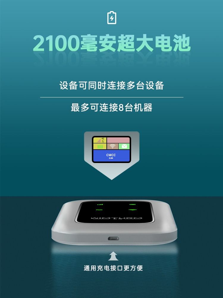 淘工厂随身wifi移动wilf无线网络全国通用无线网卡便携式4g纯流量上网卡车载路由器增强套餐网速智能热点充电 - 图2