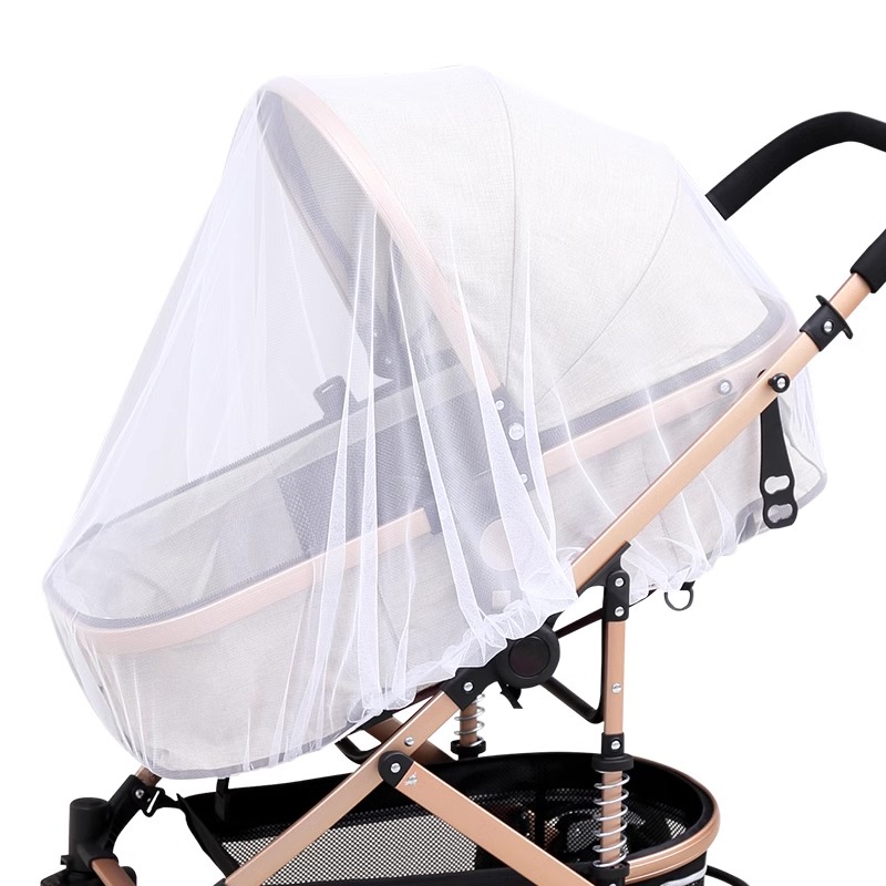 婴儿车蚊帐全罩式通用宝宝推车防蚊罩儿童婴幼儿伞车加大加密网纱 - 图3