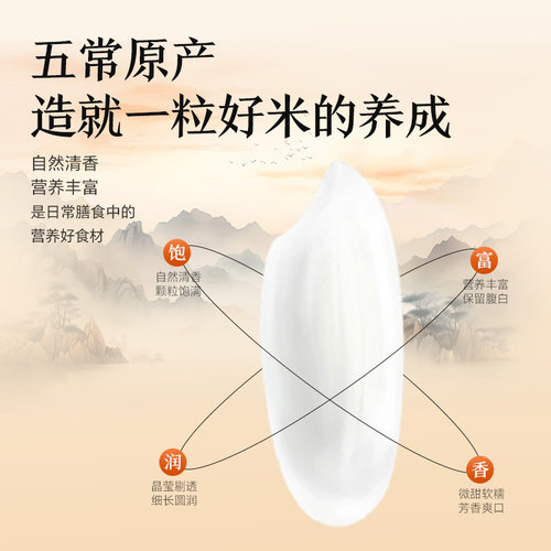 正宗五常新大米5kg东北大米黑龙江大米10斤当季新米真空装锁鲜5kg - 图2