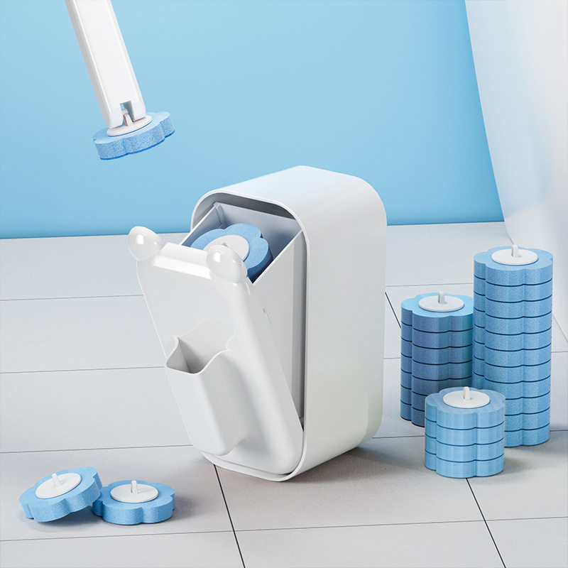 Disposable toilet brush set cleaning brush toilet brush