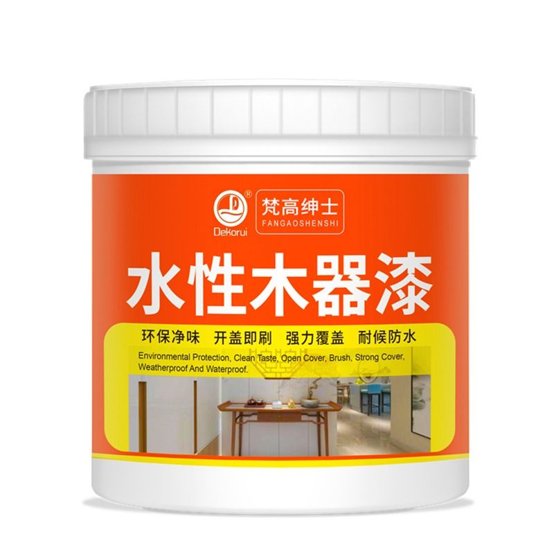 水性木器漆清漆家具翻新改色木头门窗白色油漆家用自刷防水腐涂料 - 图3