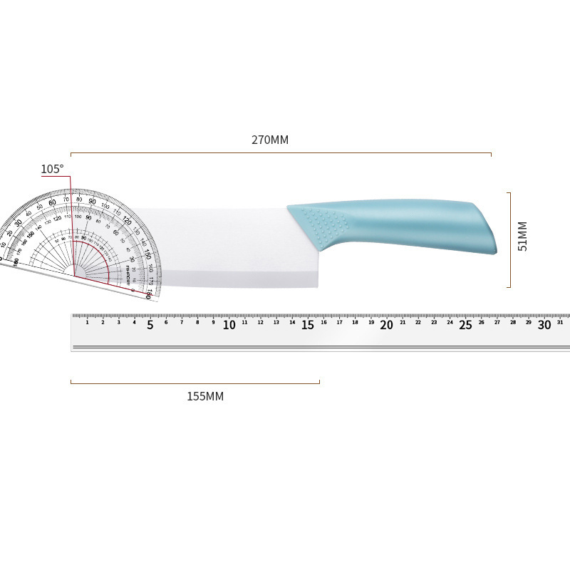 厨房陶瓷刀具水果刀切片刀寿司刀宿舍锋利菜刀婴儿宝宝辅食刀神器 - 图3