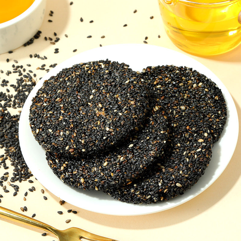 味滋源薄脆黑芝麻饼老式无0添加蔗糖高钙食品孕妇老人童零食休闲,淘宝优惠券,粉丝福利购,淘宝优惠卷