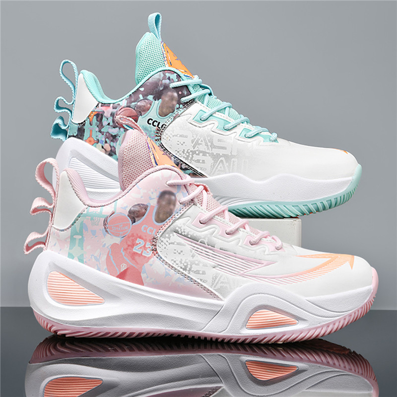 鸳鸯篮球鞋男2025新款夏季9岁13男孩防滑耐磨专业比赛训练球鞋,淘宝优惠券,粉丝福利购,淘宝优惠卷