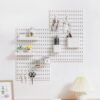 Extra-large hole plate self-adhesive drill-free storage rack kitchen wall nail-free hanging board bathroom wall storage tool