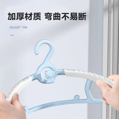 儿童衣架婴儿宝宝专用衣服架小孩新生儿晾衣架子防滑伸缩无痕家用