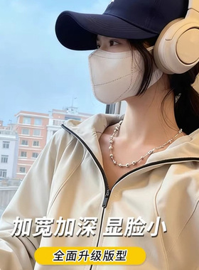 大头围北极熊棒球帽男女春夏藏青色帽子显脸小宽帽檐鸭舌帽潮遮阳