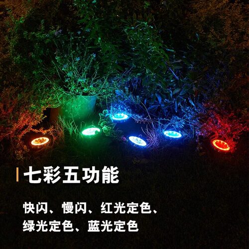 太阳能地灯户外庭院花园草坪灯院子楼梯别墅景观地埋灯防水地插奥 - 图1