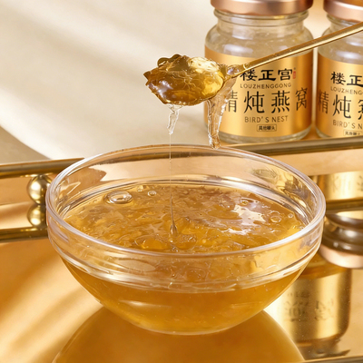 楼正宫蛹虫草精炖燕窝冲饮品700g/盒节日送礼品盒中式养生冲饮