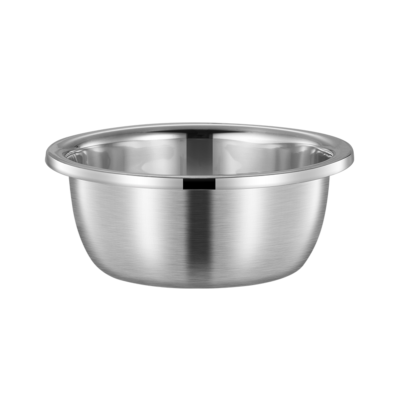 304不锈钢盆食品级家用厨房和面盆洗菜烘焙盆子汤盆淘米带盖加深-图3
