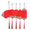 Ten thousand year red batik pendant mini Fu Ka Spring Festival handwritten blessing double-sided cardboard thickened rice paper half-cooked New Year blank sprinkled gold red paper self-written red bookmark card hanging