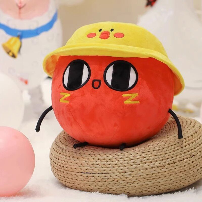 蛋仔派对周边红小豆玩偶公仔汤圆抱枕可爱睡觉抱枕送儿童生日礼物