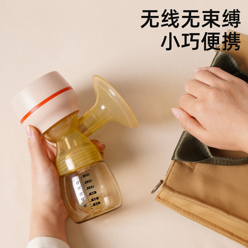 吸奶器电动全自动无痛母乳智能便携一体式静音挤奶单边奶瓶吸乳器 - 图3