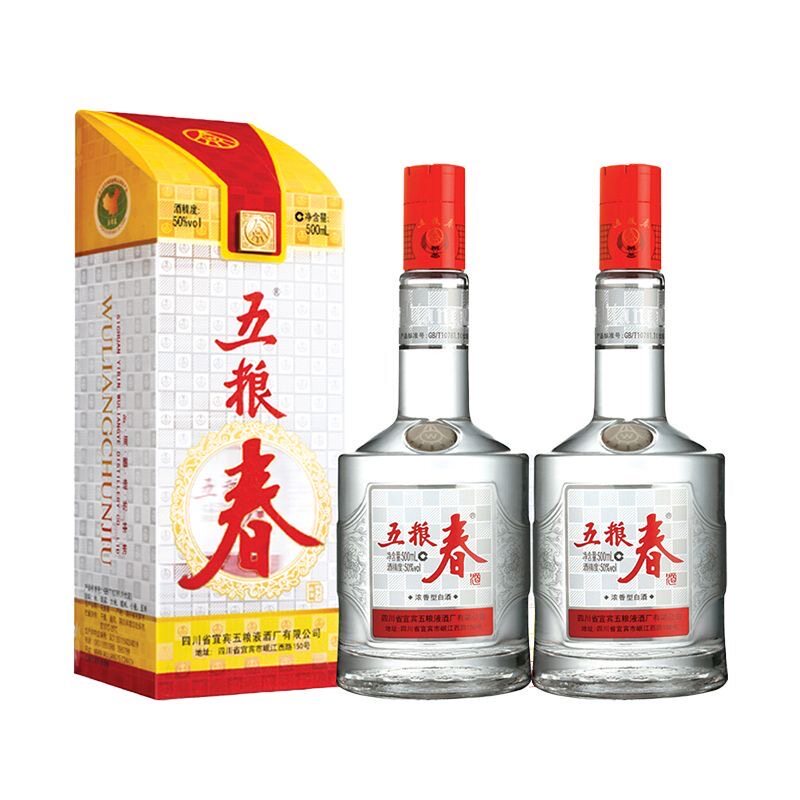五粮春一代 500ml 浓香型50度白酒 节假日宴请 送礼宴请
