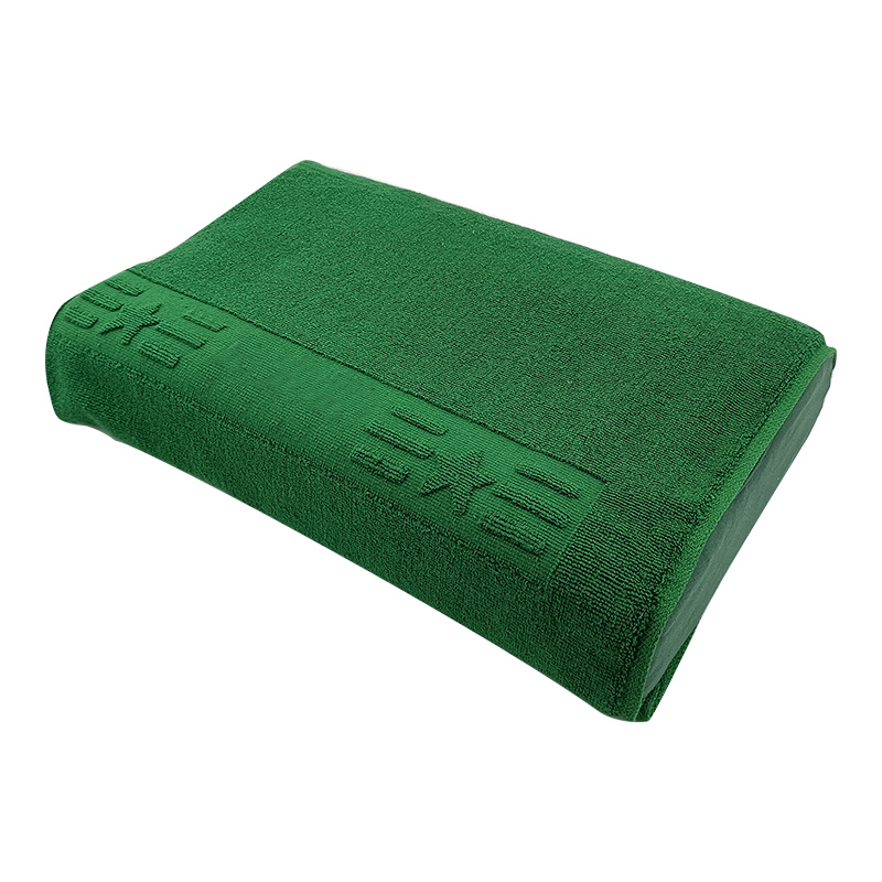 正品军绿色制式枕巾单人纯棉枕巾宿舍火焰蓝橄榄绿枕头巾防滑 - 图3