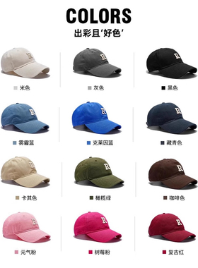 鸭舌帽女2025新款春夏大头围宽檐