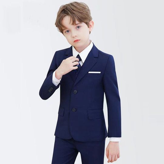 Kinderanzug, hübsches Blumenmädchenkleid im britischen Stil, kleiner Jungenanzug, Klavieranzug für mittlere und ältere Jungen