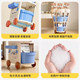 Schoolbag shelf movable trolley book storage