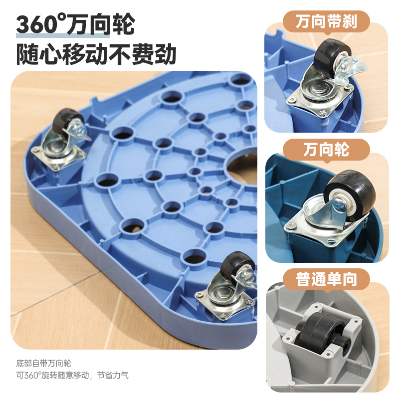 煤气瓶移动托架煤气罐底座托盘支架液化气瓶架子桶装水厨房置物架 - 图3