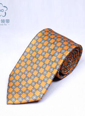 TONIVANI-42婚庆红色领带批发婚喜宴腰果花印花涤丝男士职业领带
