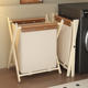 Simple dirty clothes basket dirty clothes storage basket dirty clothes basket household laundry basket foldable high-value basket large capacity