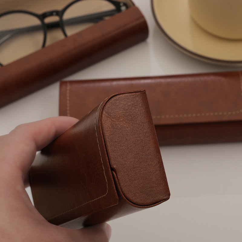 轻巧眼镜盒便携女简约太阳墨镜盒文艺日系复古纯色眼镜防摔收纳盒,淘宝优惠券,粉丝福利购,淘宝优惠卷