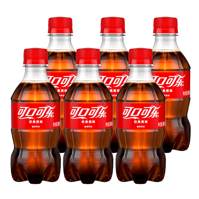 可口可乐碳酸饮料经典款300ml小瓶装整件汽泡水解渴夏季饮品批发,淘宝优惠券,粉丝福利购,淘宝优惠卷