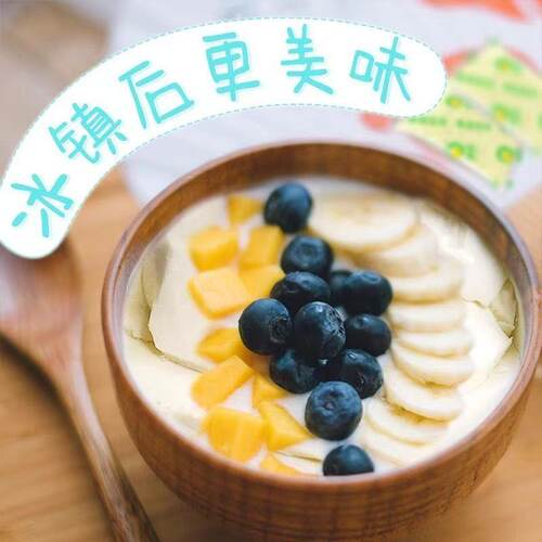 清甜豆花冰泉速食豆腐花416g冰镇营养代餐冲饮食品豆浆粉冲泡原味 - 图0