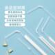 Food grade transparent straws individually packaged 200 pieces
