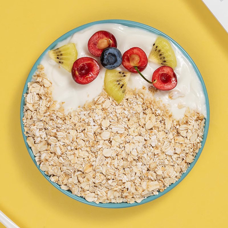 2桶4斤】澳洲燕麦片冲泡即食营养原味无糖精纯麦片代餐饱腹食品