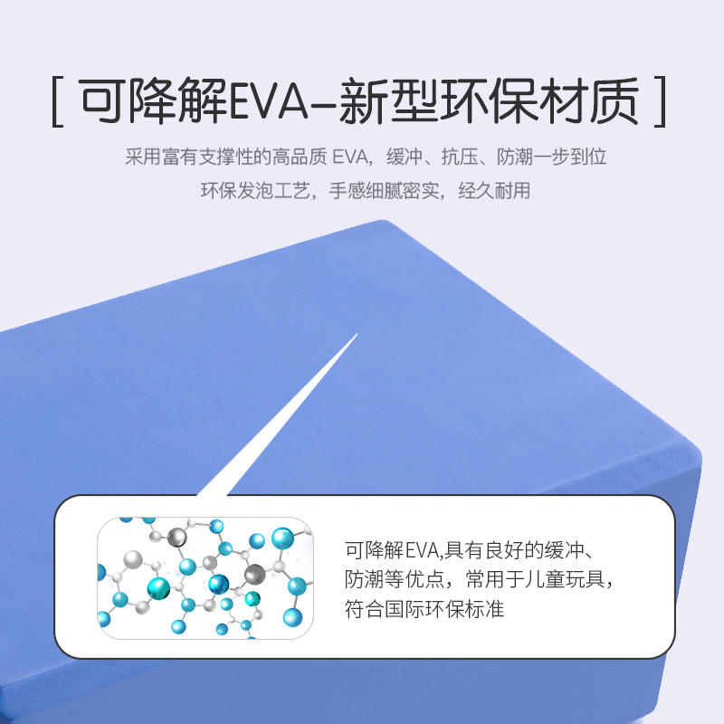 瑜伽砖高密度儿童成人跳舞专用练功舞蹈砖泡沫半圆压腿eva砖健身 - 图1