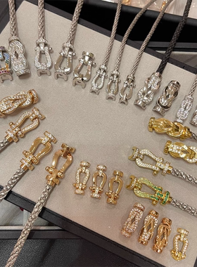 不掉色8字马蹄扣红绳转运手链情侣款男女百搭饰品18K镀玫瑰金手绳