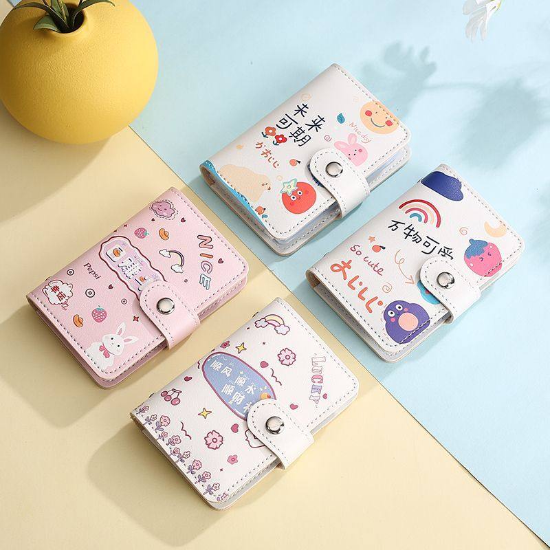 吉祥寓意卡包女个性创意大容量一体多卡位防消磁证件收纳卡套卡夹