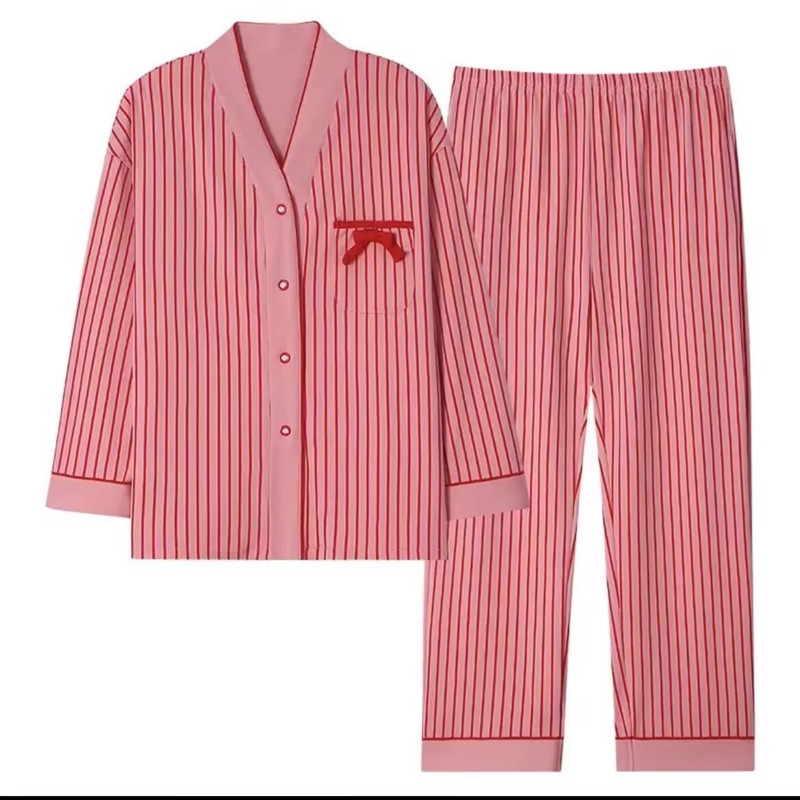 【裳霓美】长袖开衫家居服两件套