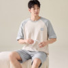 Pure cotton short-sleeved pajamas set | Over 2,000 additional purchases
