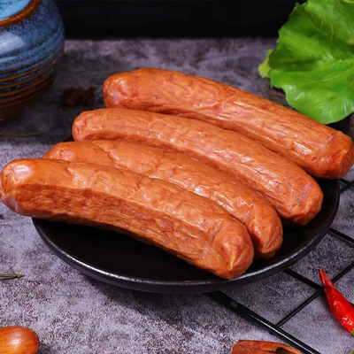辣条风味红肠果木哈尔滨即食烤肠火腿肠下酒菜烟熏整箱香辣美味