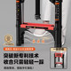 Hanben six-step iron telescopic ladder in Zhejiang closes with one step